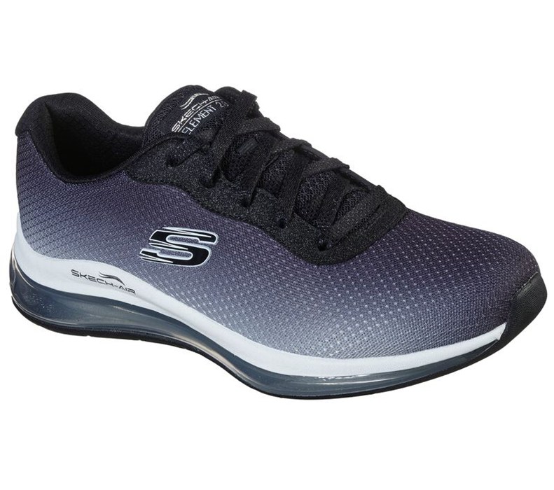 Skechers Dam Svarta/Vita Sneakers - Skech-Air Element 2.0 - Sverige (YTDAI-1234)